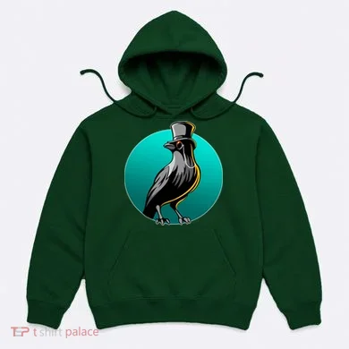 Dabber Raven Top Hat Hoodie