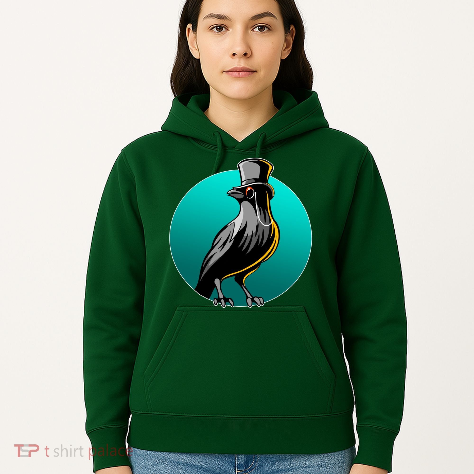 Dabber Raven Top Hat Hoodie