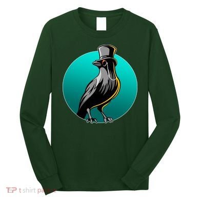 Dabber Raven Top Hat Long Sleeve Shirt
