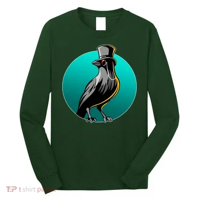 Dabber Raven Top Hat Long Sleeve Shirt