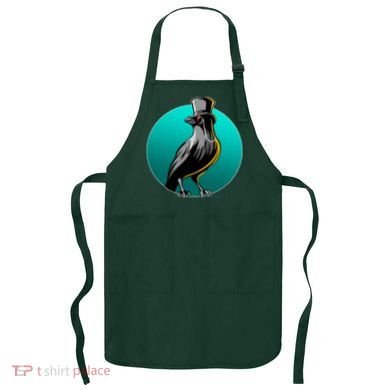 Dabber Raven Top Hat Apron