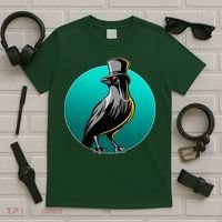 Dabber Raven Top Hat T-Shirt thumb 5