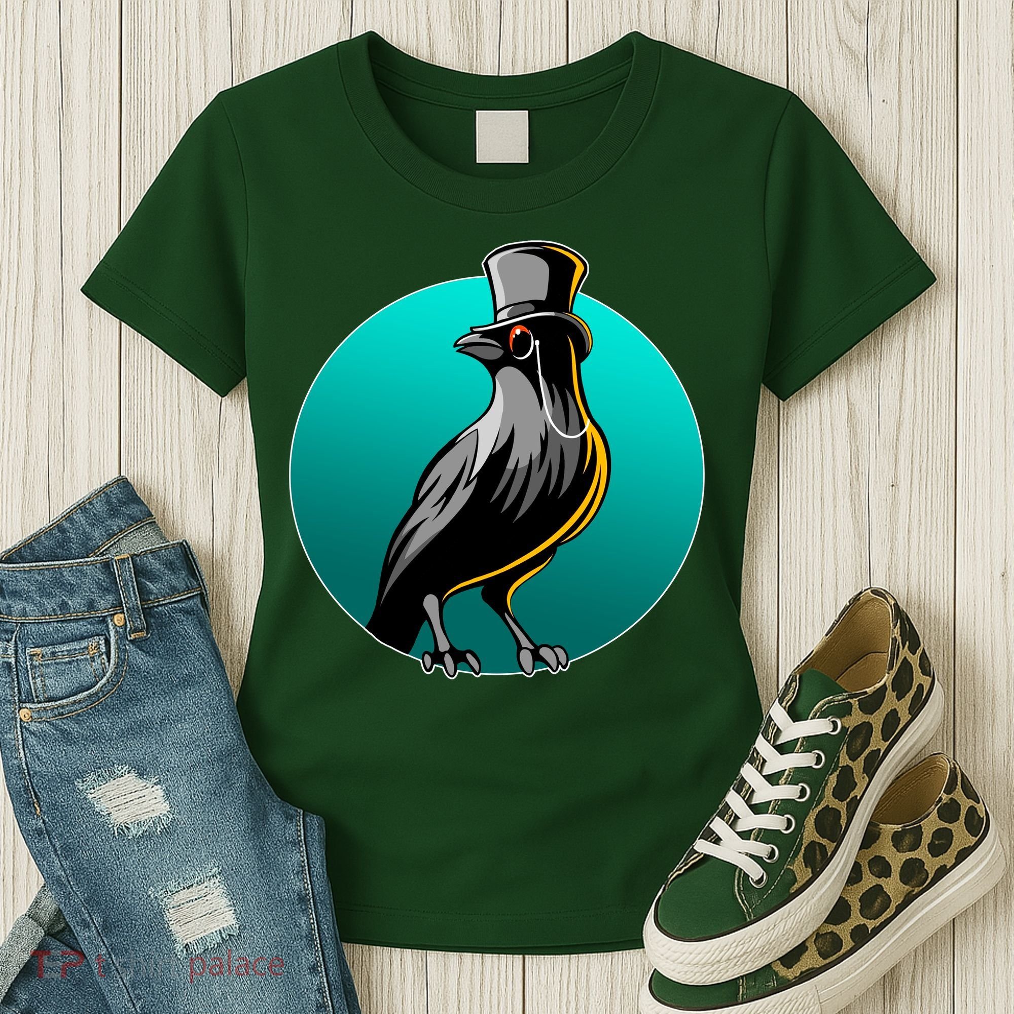Dabber Raven Top Hat Women's T-Shirt