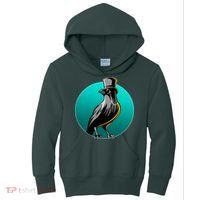 Dabber Raven Top Hat Kids Hoodie thumb 0