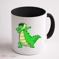Dabbing Alligator Coffee Mug thumb 1
