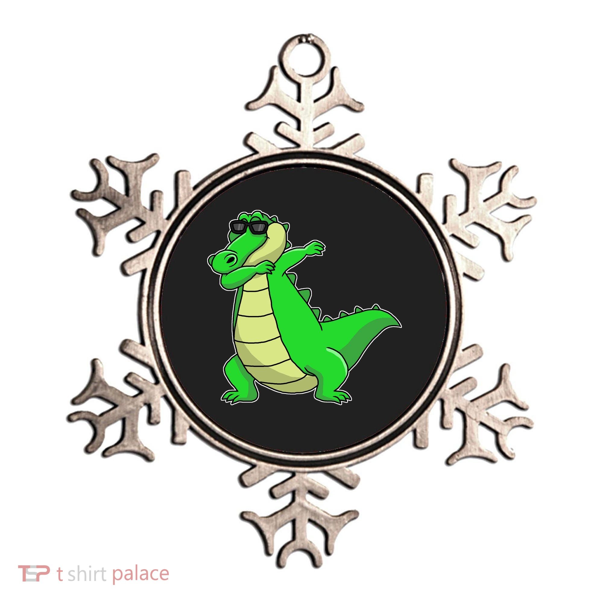 Dabbing Alligator Ornament