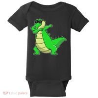 Dabbing Alligator Baby Bodysuit thumb 0