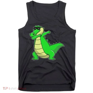Dabbing Alligator Tank Top