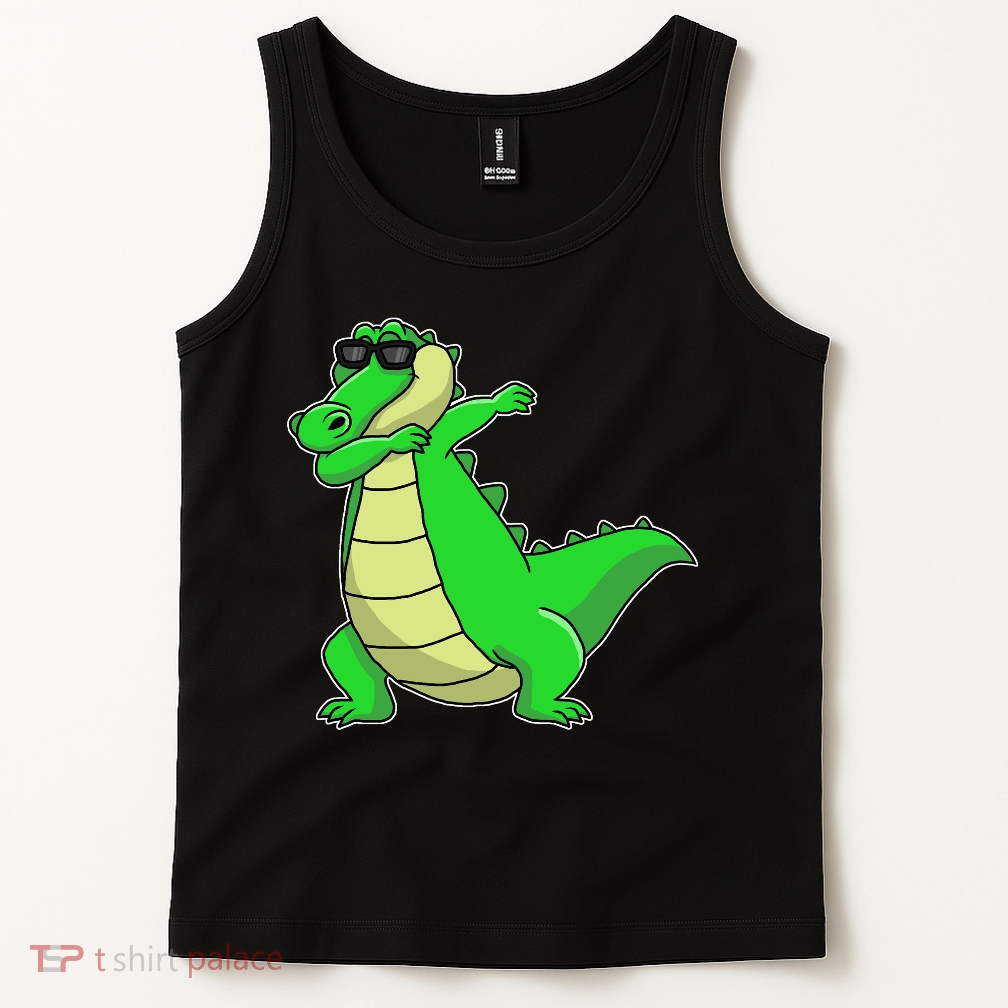 Dabbing Alligator Tank Top