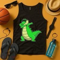 Dabbing Alligator Tank Top thumb 4