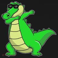 Dabbing Alligator Tank Top thumb 6