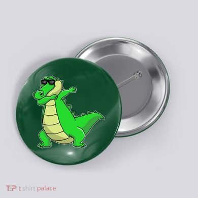 Dabbing Alligator Button