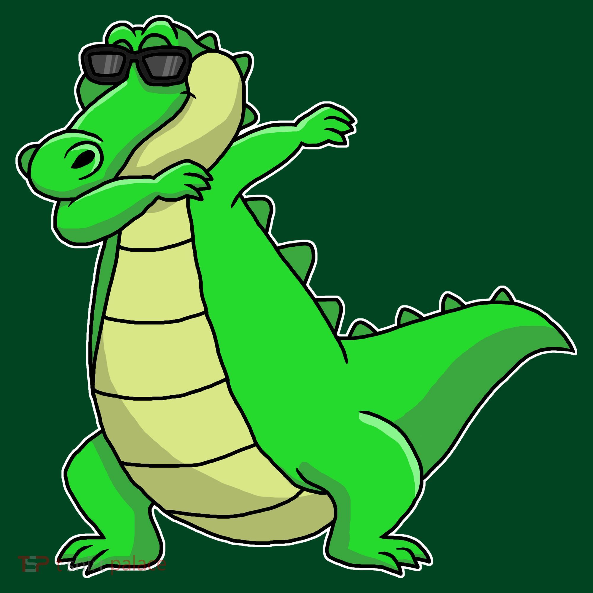 Dabbing Alligator Coaster