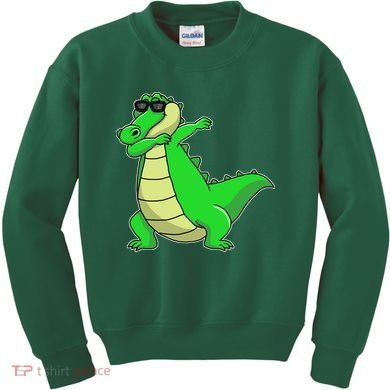 Dabbing Alligator Kids Sweatshirt