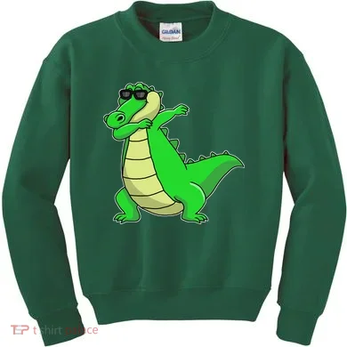 Dabbing Alligator Kids Sweatshirt