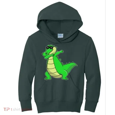 Dabbing Alligator Kids Hoodie