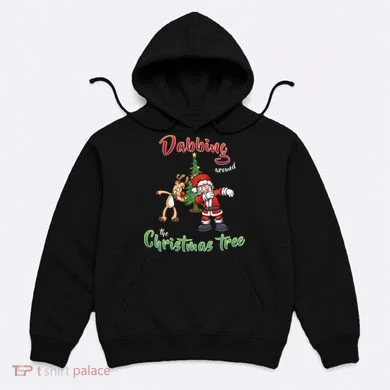 Dabbing Around The Christmas Tree Hoodie