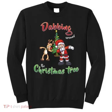 Dabbing Around The Christmas Tree Sweatshirt