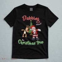 Dabbing Around The Christmas Tree T-Shirt thumb 5