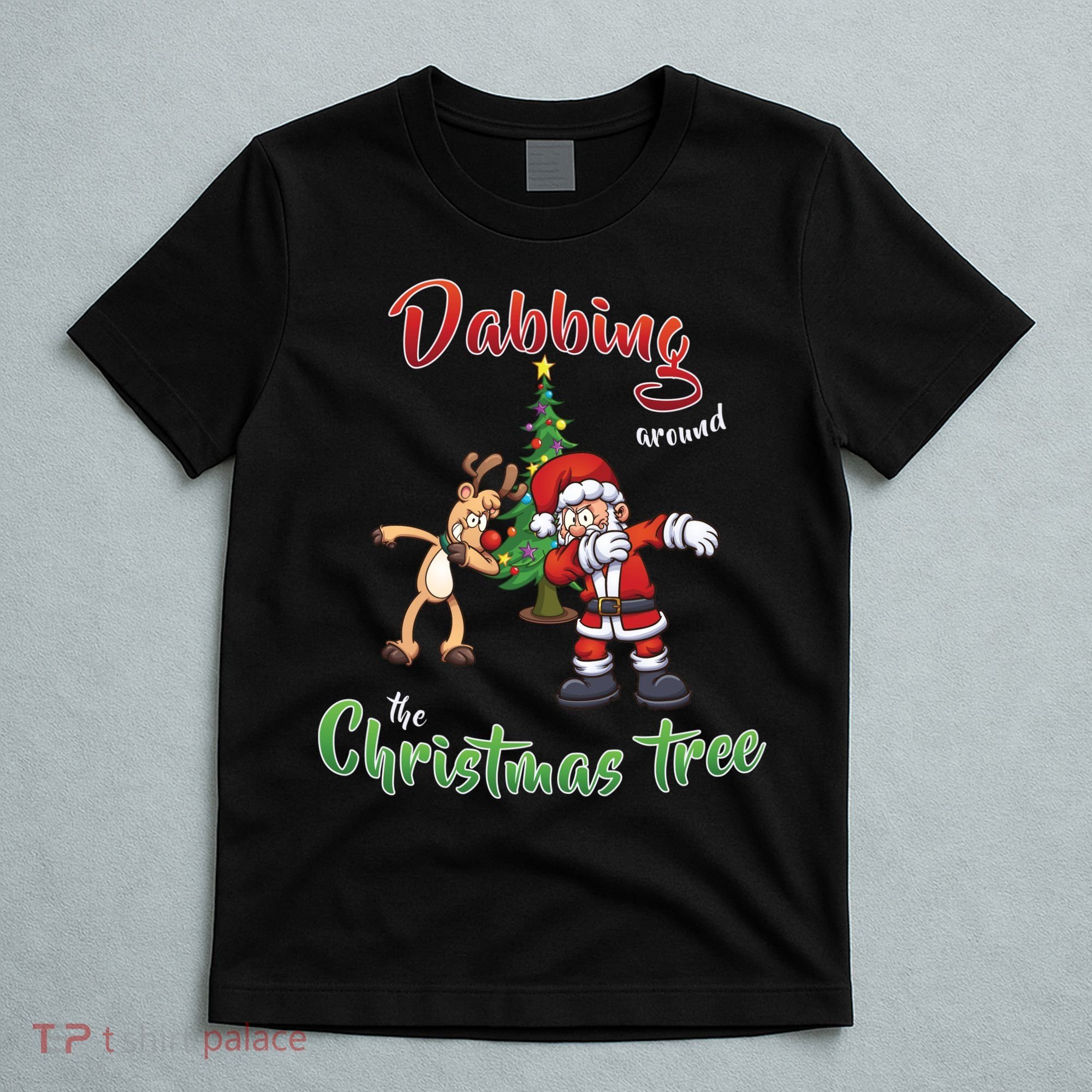 Dabbing Around The Christmas Tree T-Shirt