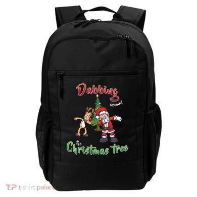 Dabbing Around The Christmas Tree Backpack