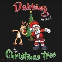 Dabbing Around The Christmas Tree Bucket Hat thumb 4