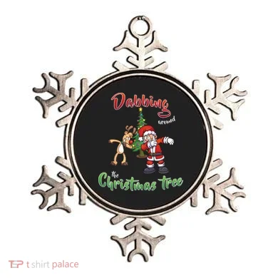 Dabbing Around The Christmas Tree Ornament