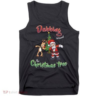 Dabbing Around The Christmas Tree Tank Top