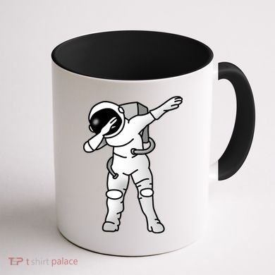 Dabbing Astronaut Coffee Mug back