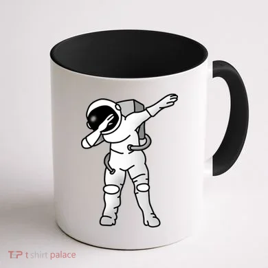 Dabbing Astronaut Coffee Mug back
