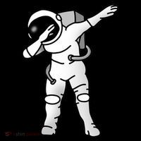 Dabbing Astronaut Ornament thumb 1