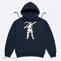 Dabbing Astronaut Hoodie thumb 0
