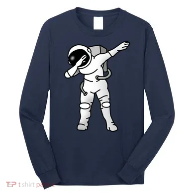 Dabbing Astronaut Long Sleeve Shirt