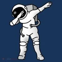 Dabbing Astronaut Apron thumb 3