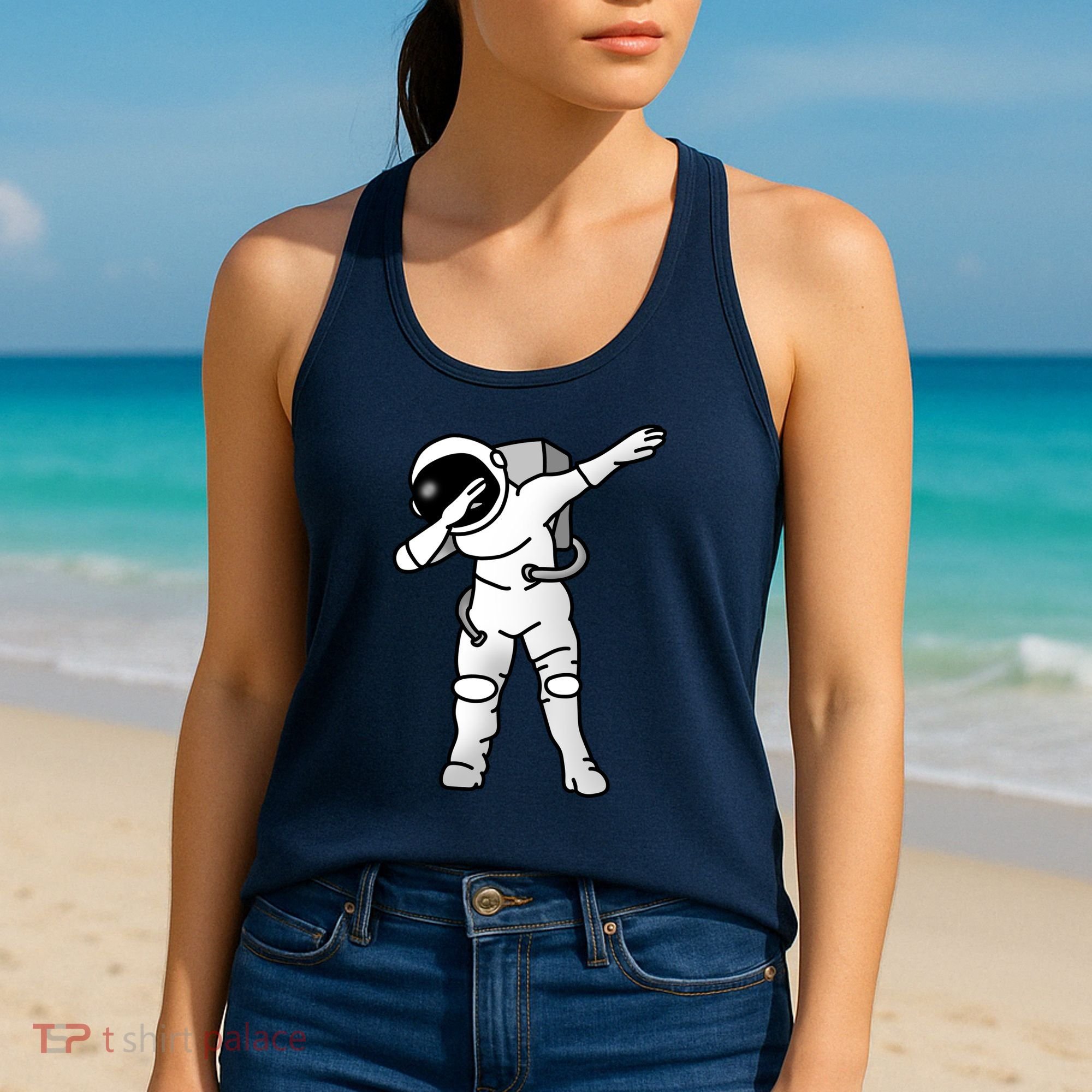 Dabbing Astronaut Women's Tank Top
