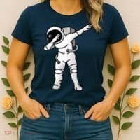 Dabbing Astronaut Women's T-Shirt thumb 2