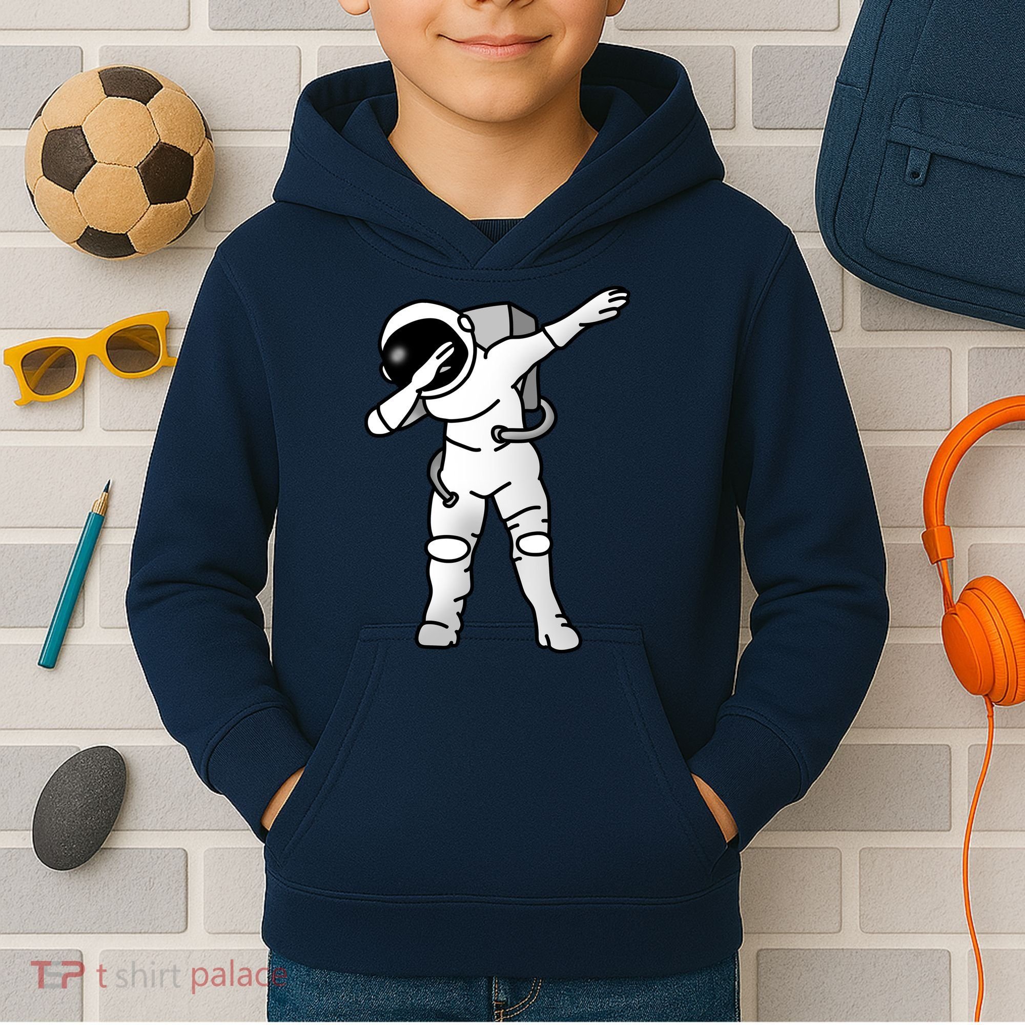 Dabbing Astronaut Kids Hoodie