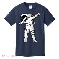 Dabbing Astronaut Kids T-Shirt thumb 0