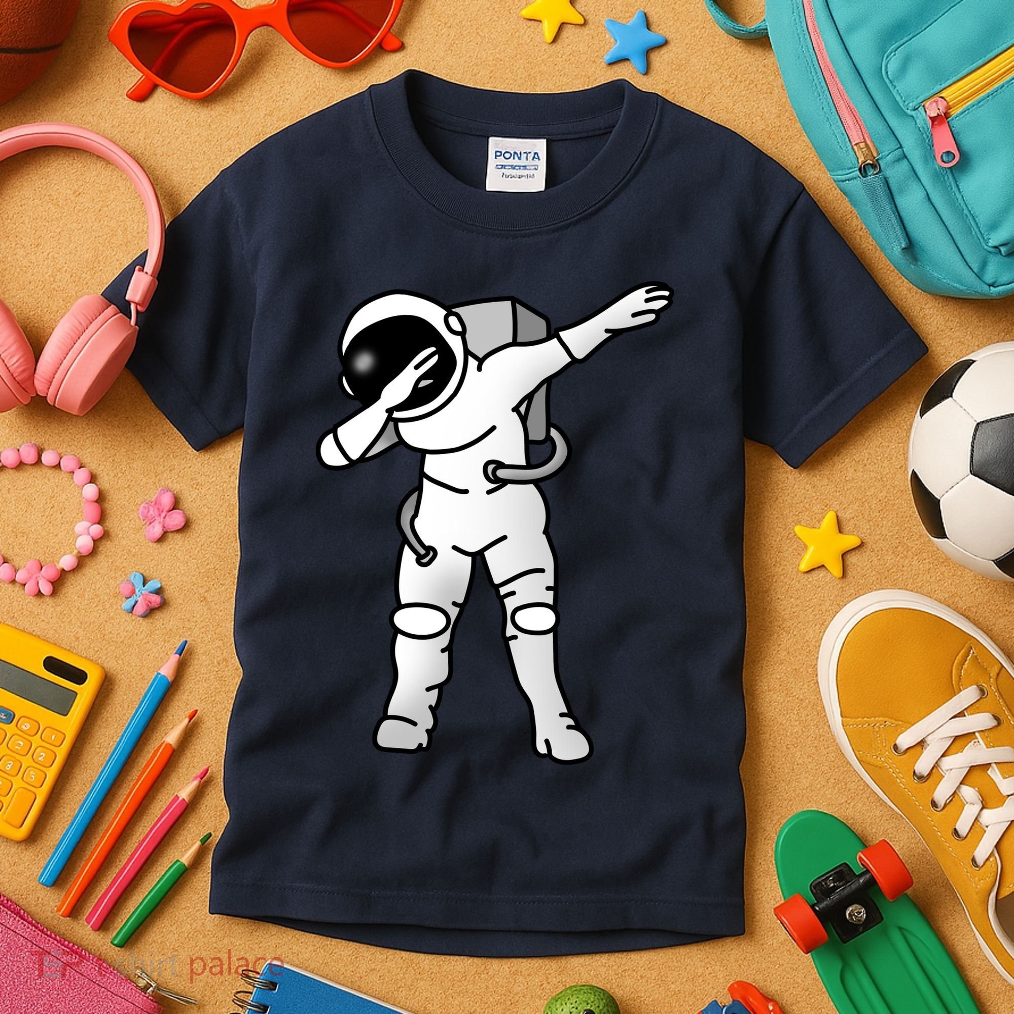 Dabbing Astronaut Kids T-Shirt