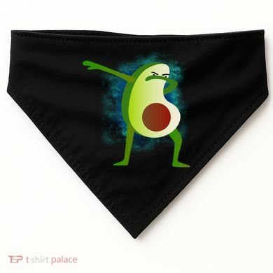 Dabbing Avocado USA-Made Doggie Bandana