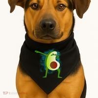 Dabbing Avocado USA-Made Doggie Bandana thumb 1