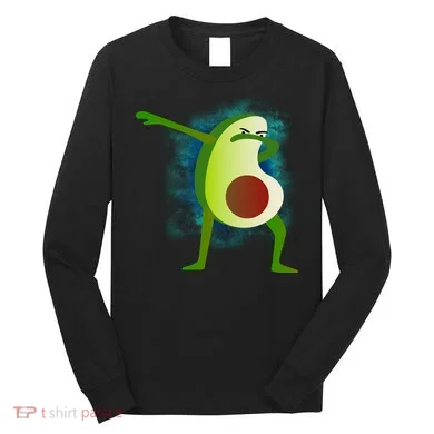 Dabbing Avocado Long Sleeve Shirt