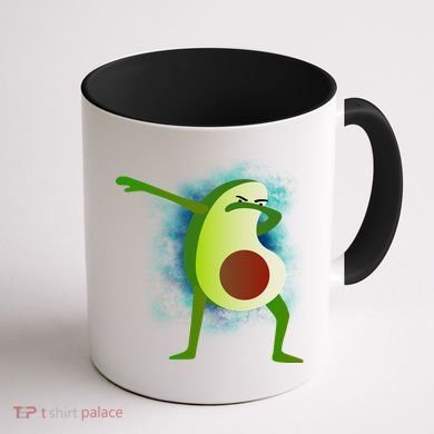 Dabbing Avocado Coffee Mug back