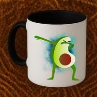 Dabbing Avocado Coffee Mug thumb 2