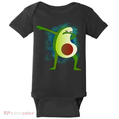 Dabbing Avocado Baby Bodysuit