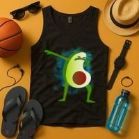 Dabbing Avocado Tank Top thumb 4