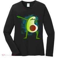 Dabbing Avocado Women's Long Sleeve Shirt thumb 0