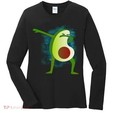 Dabbing Avocado Women's Long Sleeve Shirt