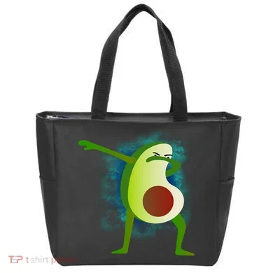 Dabbing Avocado Tote Bag