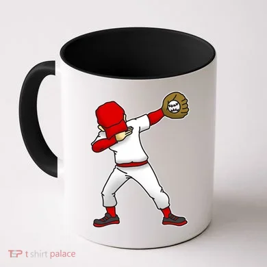Dabbing Baseball Player Coffee Mug